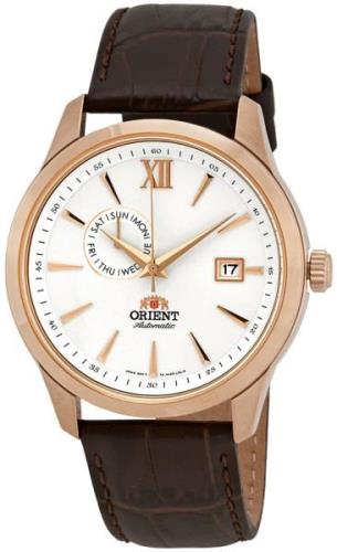 Orient Contemporary Miesten kello FAL00004W0 Valkoinen/Nahka Ø43 mm