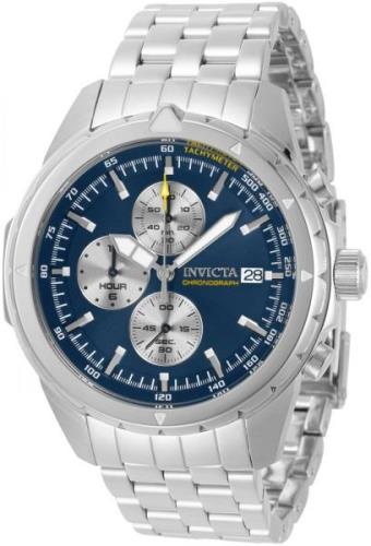 Invicta Aviator Miesten kello 31495 Sininen/Teräs Ø46 mm