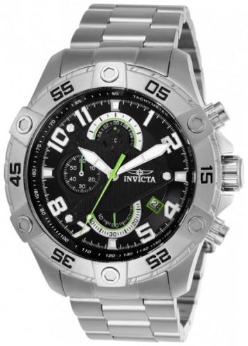 Invicta 99999 Miesten kello 26093 Musta/Teräs Ø48 mm