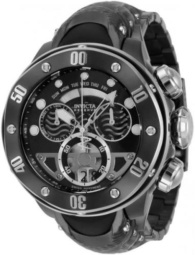 Invicta Reserve Miesten kello 33483 Musta/Kumi Ø54 mm