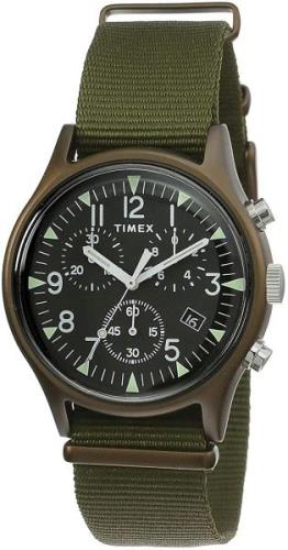 Timex Mk1 Miesten kello TW2R67800 Vihreä/Tekstiili Ø40 mm