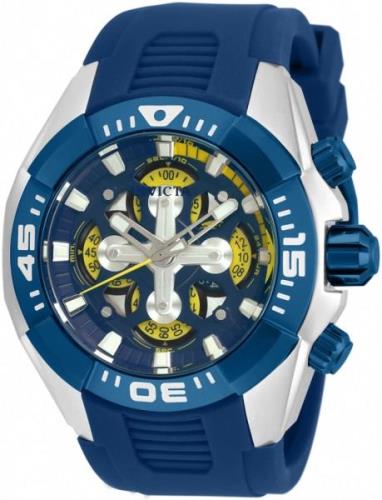 Invicta 99999 Miesten kello 30322 Sininen/Kumi Ø48 mm