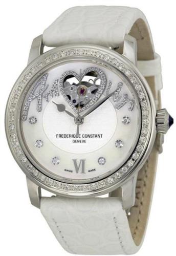 Frederique Constant Ladies Automatic Naisten kello FC-310SQ2PD6 Nahka