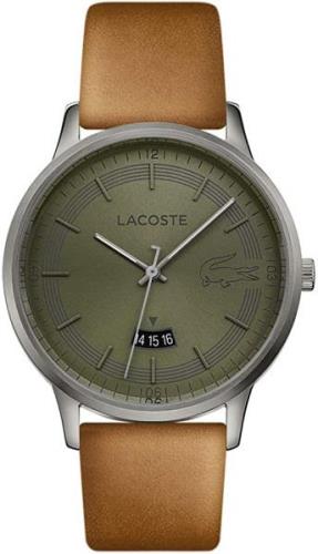 Lacoste 99999 Miesten kello 2011035 Vihreä/Nahka Ø41 mm