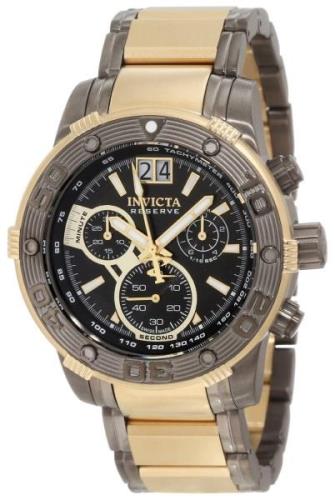 Invicta Reserve Miesten kello 10592 Musta/Teräs Ø47 mm