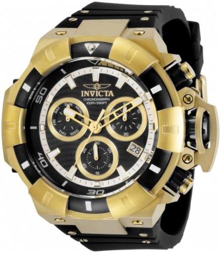 Invicta Akula Miesten kello 31897 Musta/Kumi Ø52.5 mm