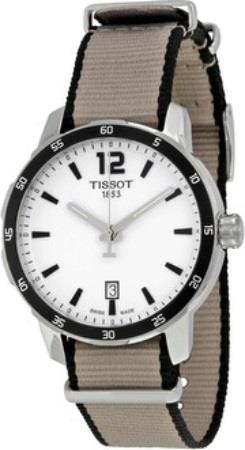 Tissot PRS 200 Miesten kello T095.410.17.037.00 Hopea/Tekstiili Ø40