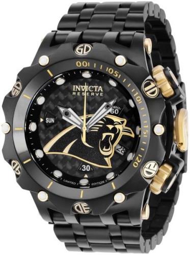 Invicta Nfl Miesten kello 36160 Musta/Teräs Ø51 mm