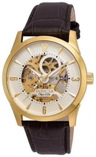 Invicta 99999 Miesten kello 22636 Valkoinen/Nahka Ø42 mm