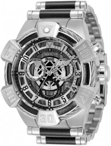 Invicta 99999 Miesten kello 33676 Harmaa/Hiilikuitua Ø52 mm