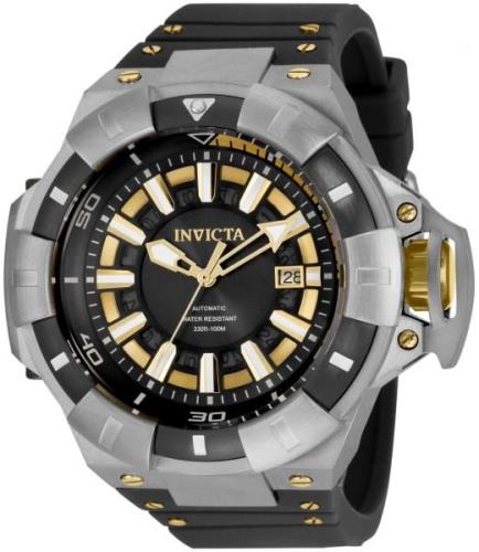 Invicta Akula Miesten kello 31876 Musta/Kumi Ø52.5 mm