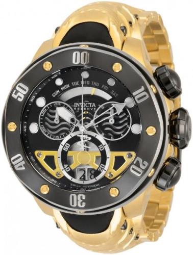 Invicta Reserve Miesten kello 33482 Musta/Kumi Ø54 mm