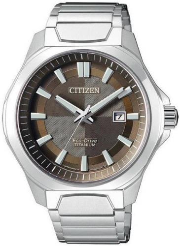 Citizen Titanium Miesten kello AW1540-53W Ruskea/Titaani Ø43.5 mm