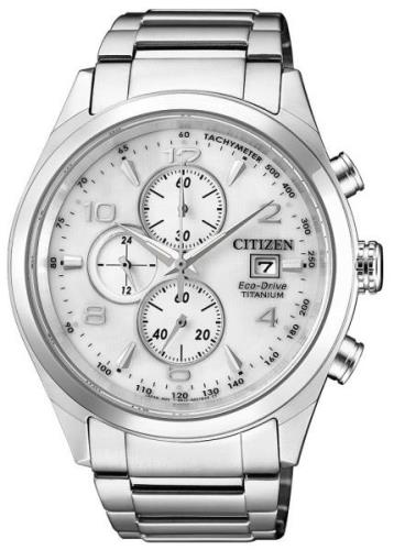 Citizen Miesten kello CA0650-82A Valkoinen/Titaani Ø42 mm