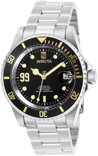 Invicta Jason Taylor Miesten kello 30198 Musta/Teräs Ø40 mm