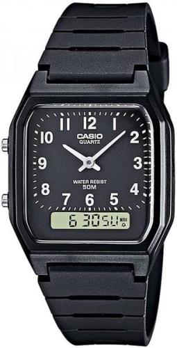 Casio Vintage Naisten kello AW-48H-1BVEG Musta/Muovi