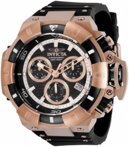 Invicta Akula Miesten kello 31898 Musta/Kumi Ø52.5 mm