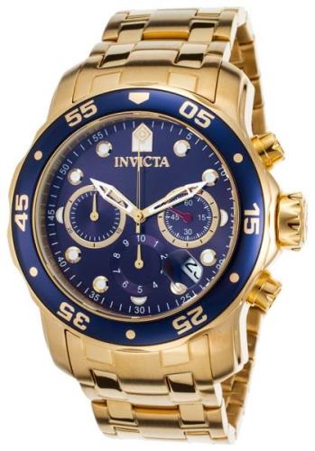 Invicta Pro Diver Miesten kello 21923 Sininen/Kullansävytetty teräs