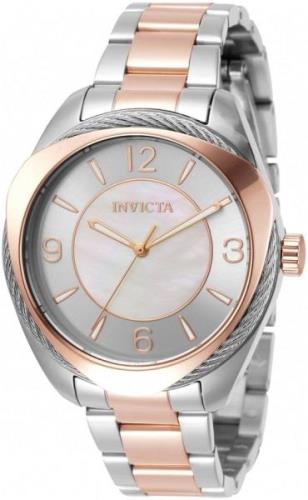 Invicta 99999 Naisten kello 31219 Hopea/Punakultasävyinen Ø38 mm