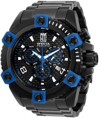 Invicta Jason Taylor Miesten kello 33992 Musta/Teräs Ø56 mm