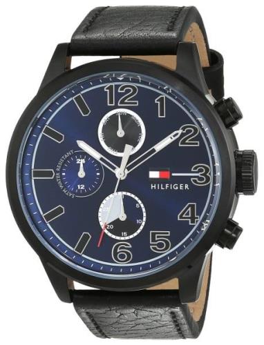 Tommy Hilfiger Jackson Miesten kello 1791241 Sininen/Nahka Ø44 mm