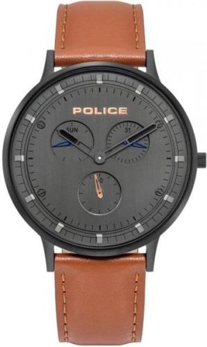 Police 99999 Miesten kello PL15968JSB.39 Harmaa/Nahka Ø42 mm