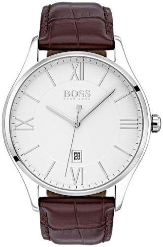 Hugo Boss 99999 Miesten kello 1513555 Valkoinen/Nahka Ø43 mm