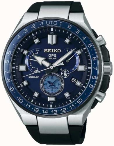 Seiko Astron Miesten kello SSE167J1 Sininen/Kumi Ø46.7 mm