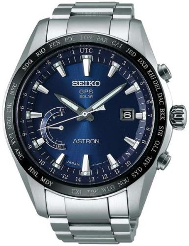 Seiko Astron Miesten kello SSE109J1 Sininen/Titaani Ø45 mm