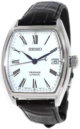 Seiko Presage Miesten kello SPB049J1 Valkoinen/Nahka