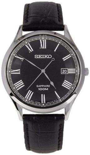 Seiko Classic Miesten kello SGEG99P1 Musta/Nahka Ø40 mm