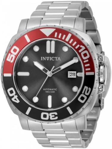 Invicta Pro Diver Miesten kello 34314 Musta/Teräs Ø48 mm