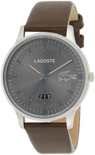 Lacoste 99999 Miesten kello 2011033 Harmaa/Nahka Ø41 mm