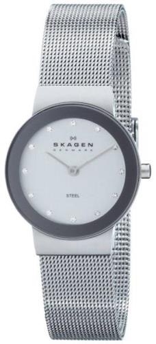 Skagen Freja Naisten kello 358SSSD Hopea/Teräs Ø27 mm