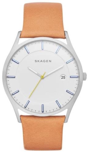 Skagen Holst Miesten kello SKW6282 Valkoinen/Nahka Ø40 mm