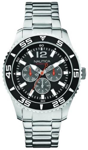 Nautica Analog Miesten kello A15656G Musta/Teräs Ø44 mm