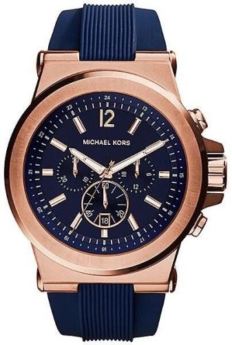 Michael Kors Dylan Miesten kello MK8295 Sininen/Kumi Ø48 mm