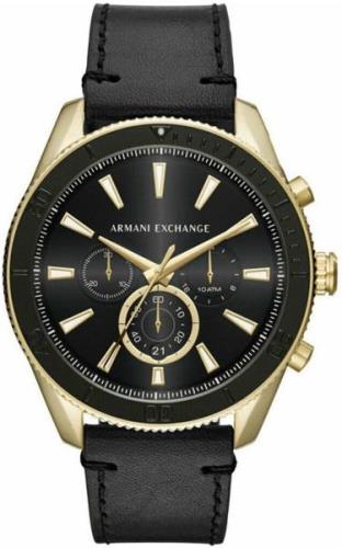 Armani Exchange 99999 Miesten kello AX1818 Musta/Nahka Ø52 mm