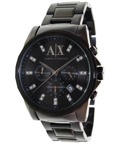 Armani Exchange Ex Dress Miesten kello AX2093 Musta/Teräs Ø42 mm