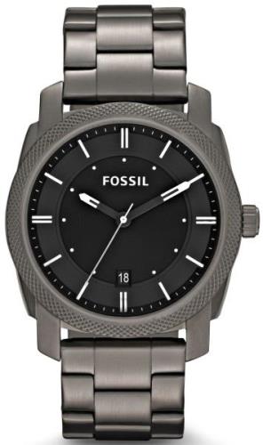 Fossil Machine Miesten kello FS4774IE Musta/Teräs Ø42 mm