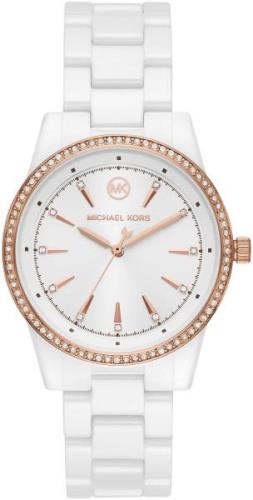 Michael Kors 99999 Naisten kello MK6837 Valkoinen/Keraaminen Ø37 mm