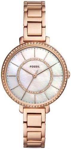 Fossil Jocelyn Naisten kello ES4452 Valkoinen/Punakultasävyinen Ø36