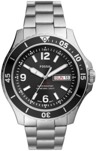 Fossil 99999 Miesten kello FS5687 Musta/Teräs Ø48 mm