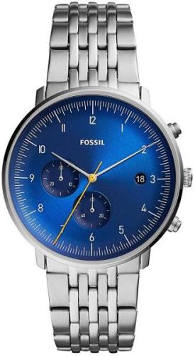 Fossil Chase Timer Miesten kello FS5542 Sininen/Teräs Ø42 mm