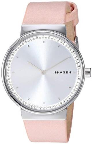 Skagen 99999 Naisten kello SKW2753 Hopea/Nahka Ø34 mm