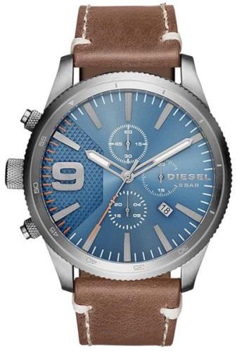 Diesel Chronograph Miesten kello DZ4443 Sininen/Nahka Ø50 mm