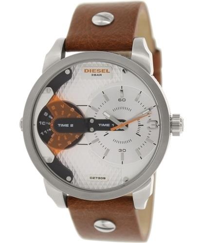 Diesel 99999 Miesten kello DZ7309 Hopea/Nahka Ø46 mm