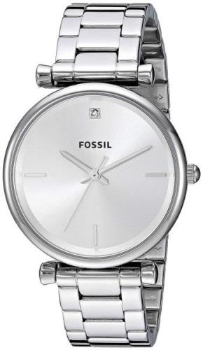 Fossil Carlie Naisten kello ES4440 Hopea/Teräs Ø35 mm