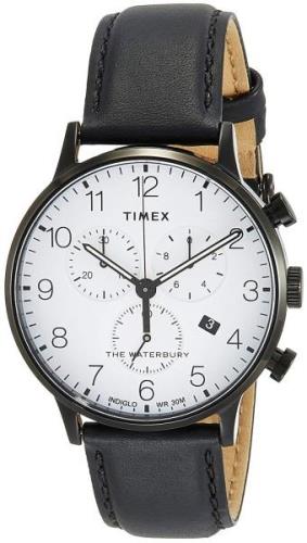Timex 99999 Miesten kello TW2R72300 Valkoinen/Nahka Ø40 mm