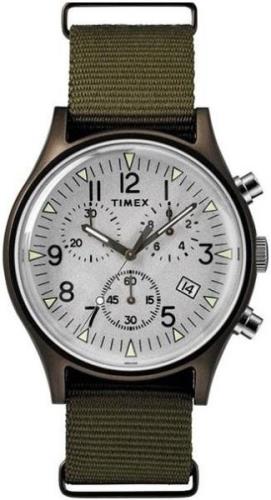 Timex 99999 Miesten kello TW2R67900D7 Valkoinen/Tekstiili Ø40 mm
